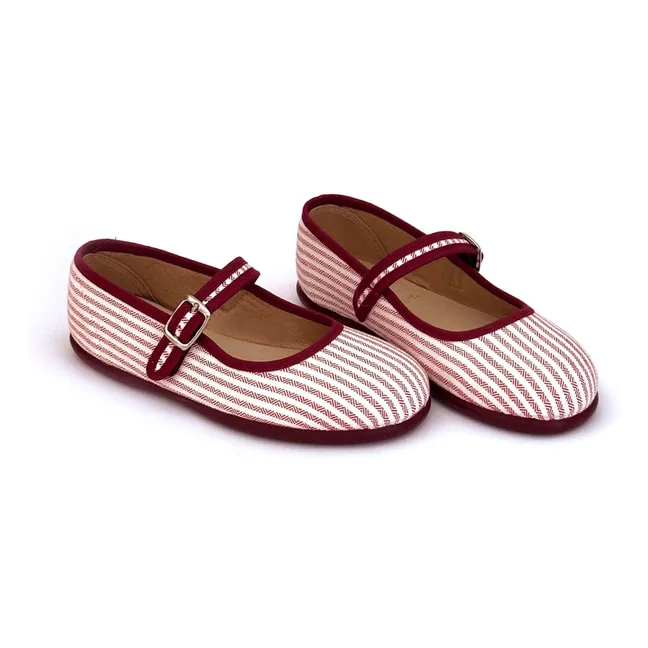 Ballerines Rayures Aras | Bordeaux