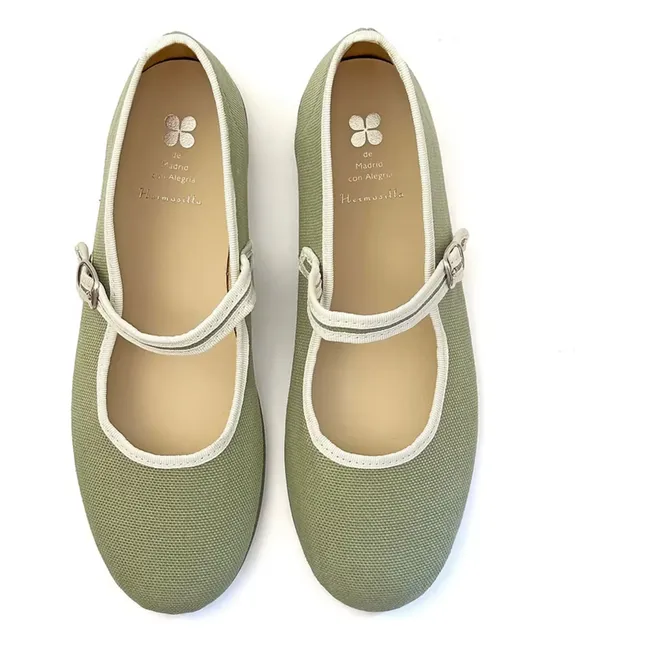 Ballerines Pivert - Collection Femme | Vert kaki