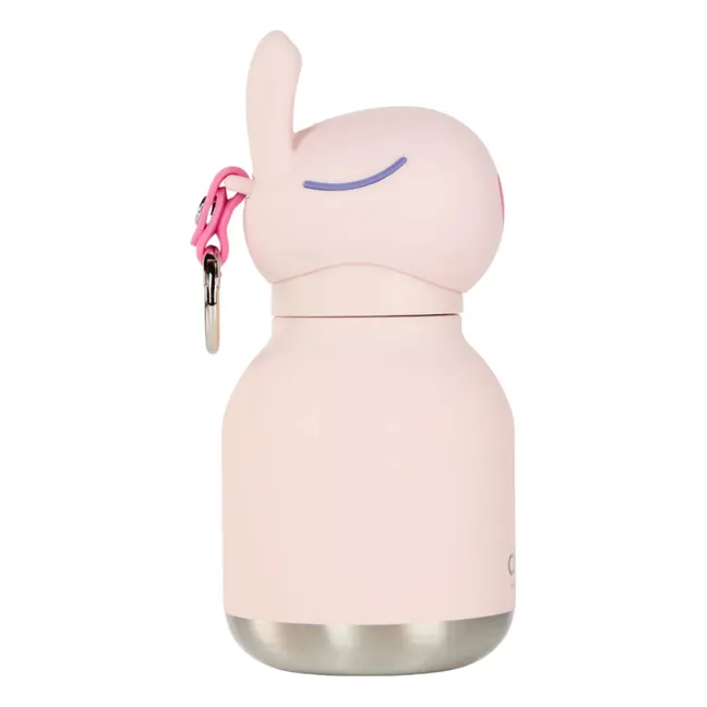 Mini gourde en inox Lapin | Rose pâle
