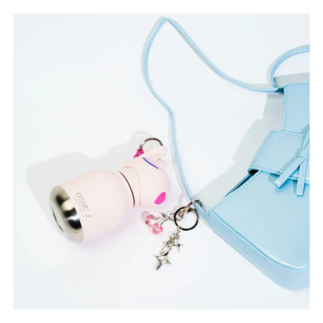 Mini gourde en inox Lapin | Rose pâle