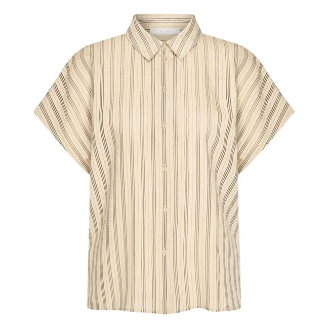 Camisa de rayas Barley | Negro