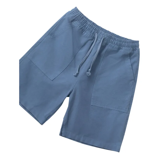 Pantalones cortos de algodón Chef | Azul abismo