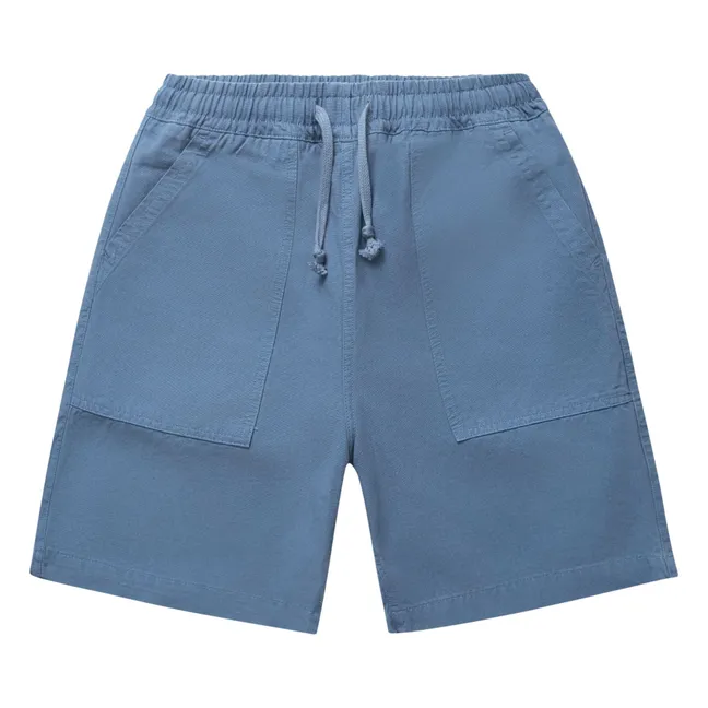 Pantalones cortos de algodón Chef | Azul abismo