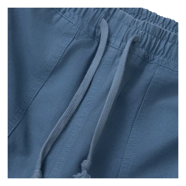 Pantalones cortos de algodón Chef | Azul abismo