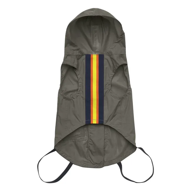 Le Vrai 4.0 Beverly Impermeable para perros Fibras recicladas | Verde Kaki