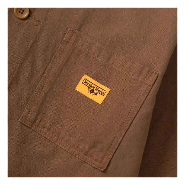 Canvas Chore overshirt | Brown