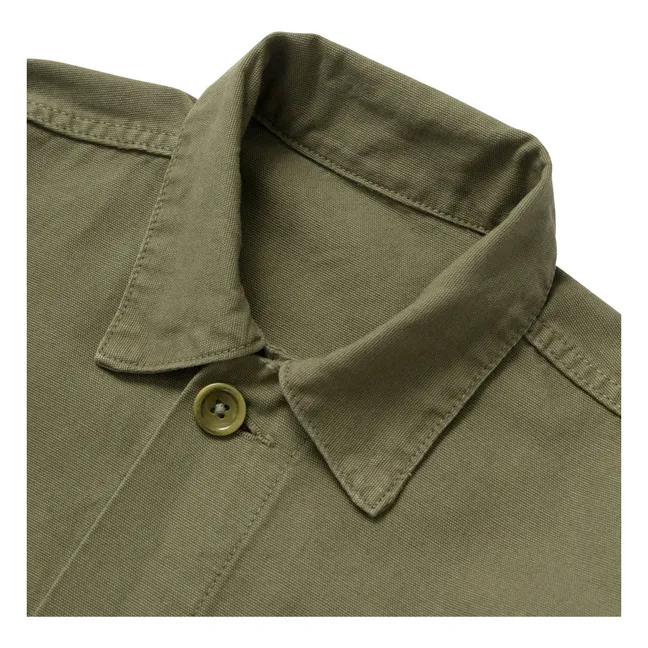 Canvas Chore overshirt | Khaki