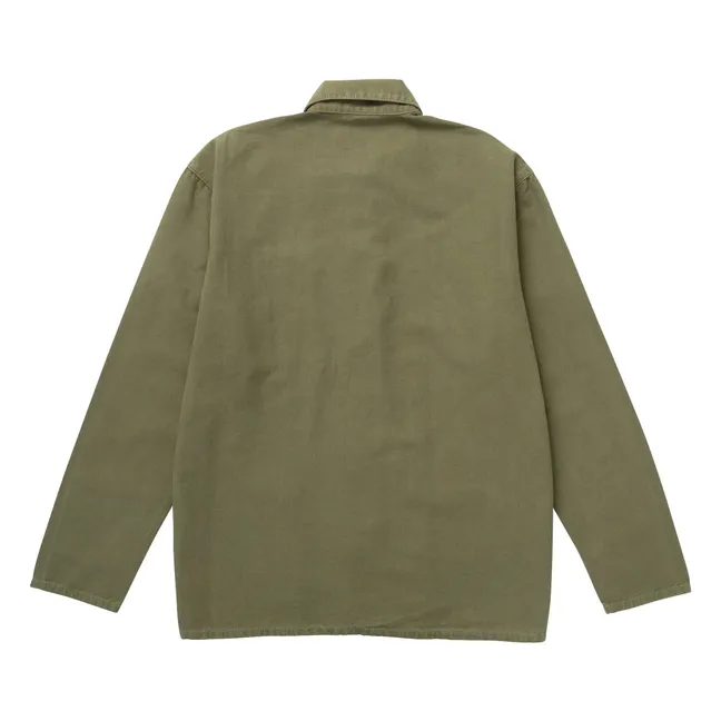 Canvas Chore overshirt | Khaki