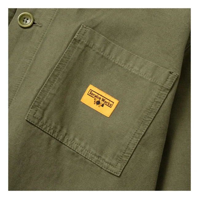 Canvas Chore overshirt | Khaki