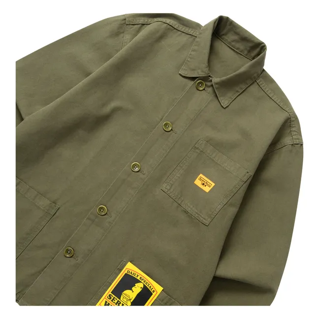 Canvas Chore overshirt | Khaki