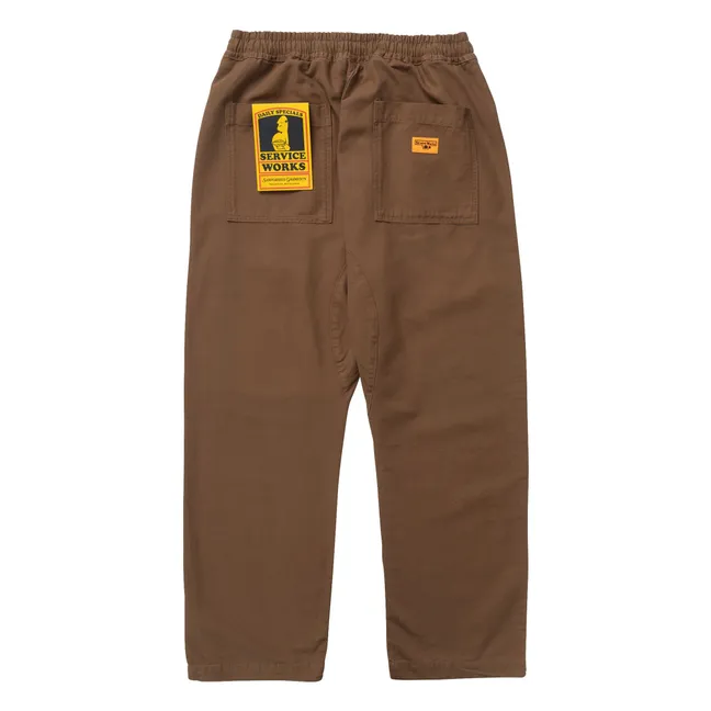 Pantalones de cocinero clásicos | Marrón