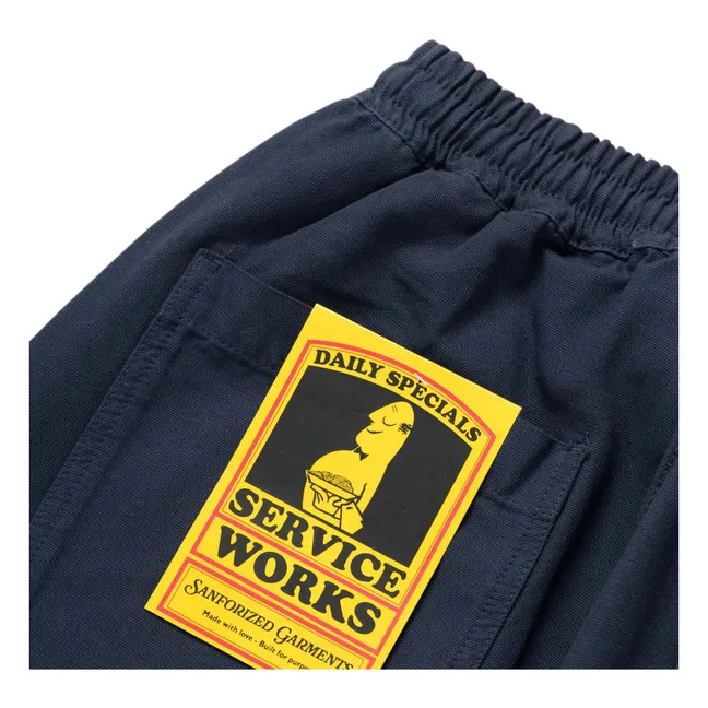 Pantalones de cocinero clásicos | Azul oscuro