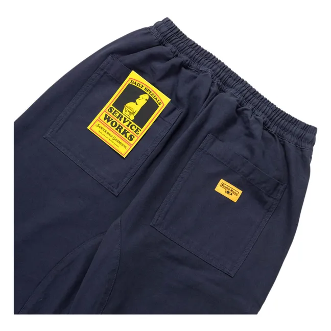 Pantalones de cocinero clásicos | Azul oscuro