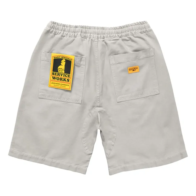 Pantalones cortos de algodón Chef | Beige