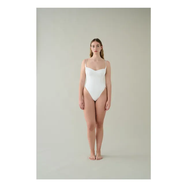 Einteiliger Badeanzug Nina | Cremefarben