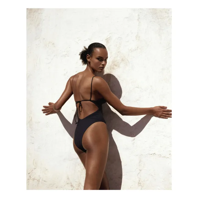 Einteiliger Badeanzug Nina | Schwarz