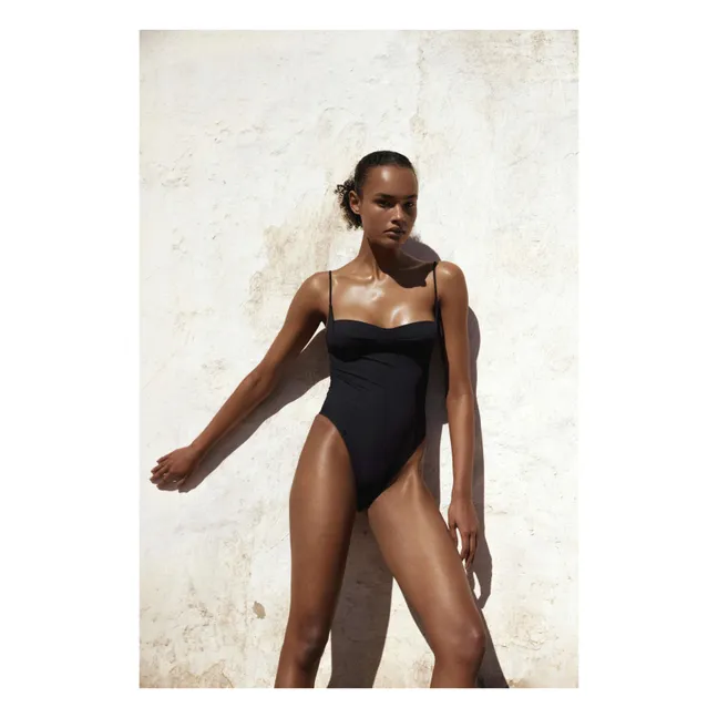 Einteiliger Badeanzug Nina | Schwarz
