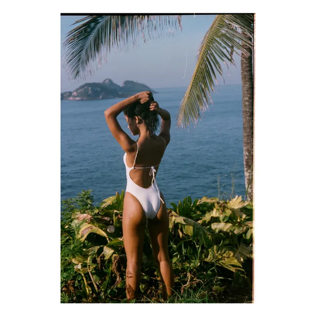 Einteiliger Badeanzug Nina | Cremefarben