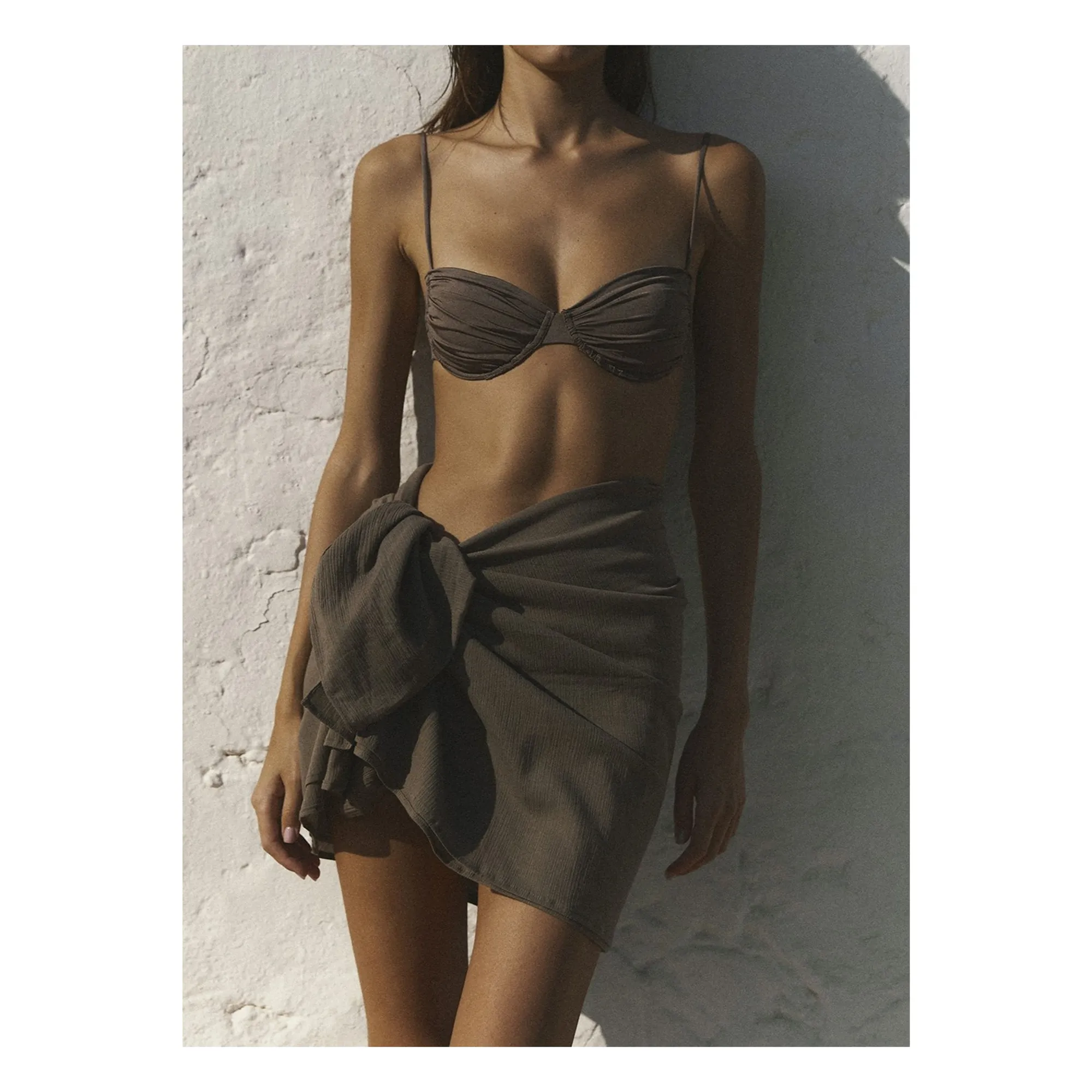 Haut de Maillot Olivia | Chocolat- Image produit n°1