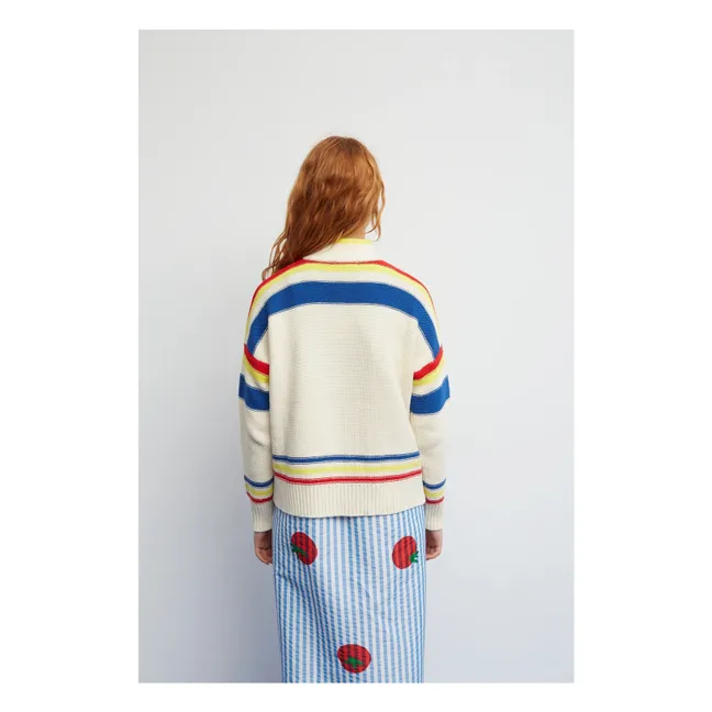Tenis cardigan | Ecru