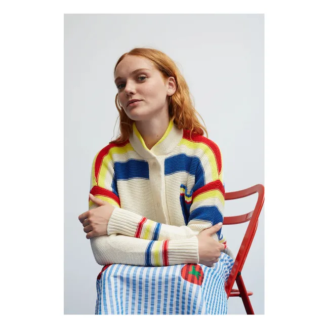 Tenis cardigan | Ecru