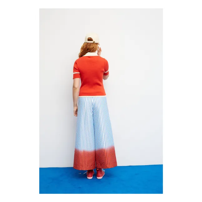 Pantalon Bomba Coton | Bleu