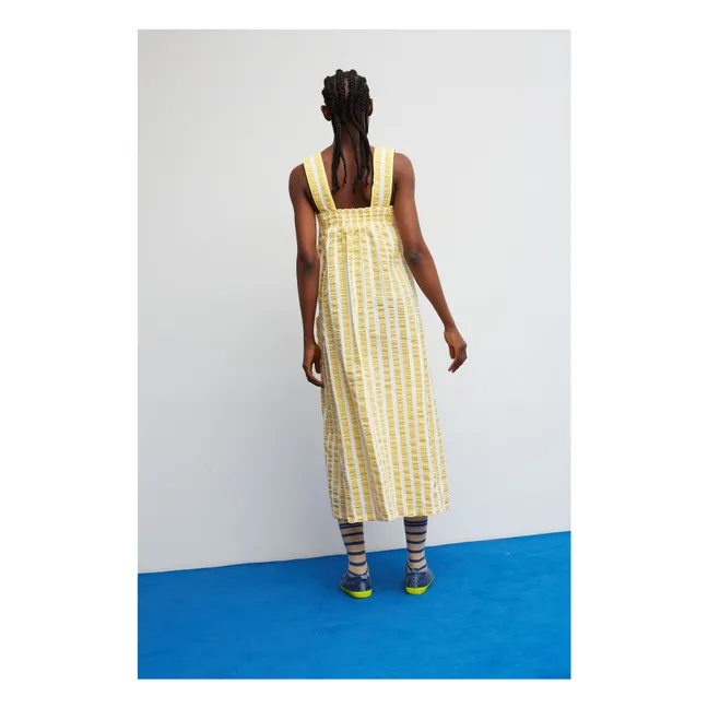 Lemonade Stripes Dress | Lemon yellow