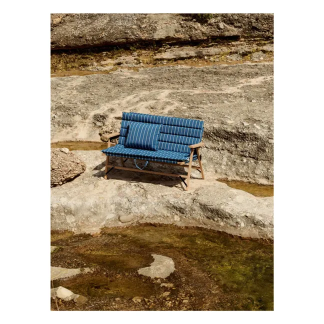 Banc pliable Outdoor Market, Jasper Morrison  | Bleu