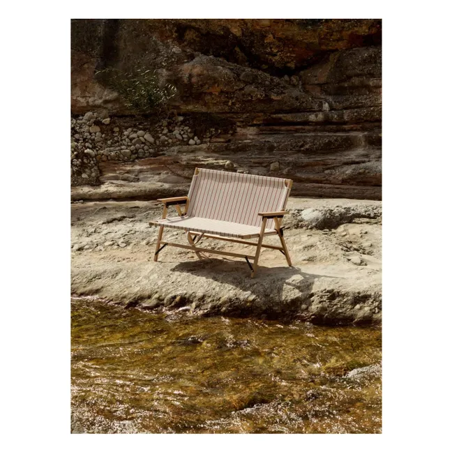 Outdoor Market folding bench, Jasper Morrison  | Beige