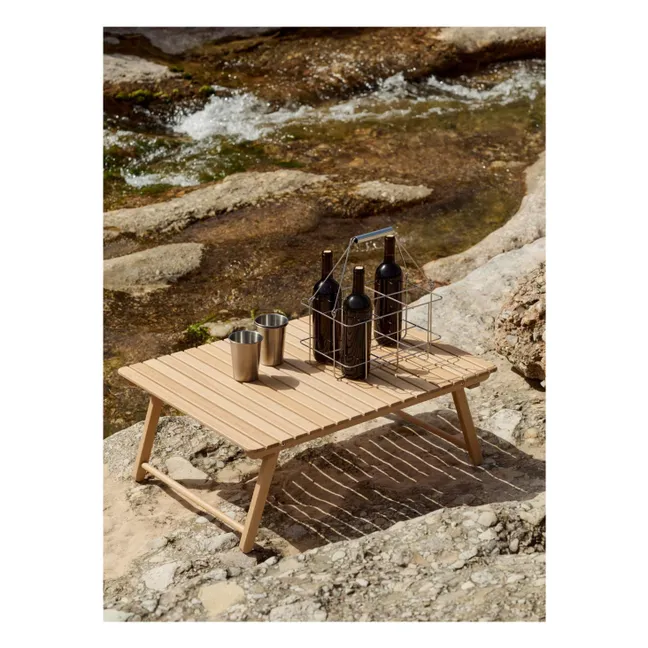 Outdoor Market steel bottle holder, Jasper Morrison | Steel
