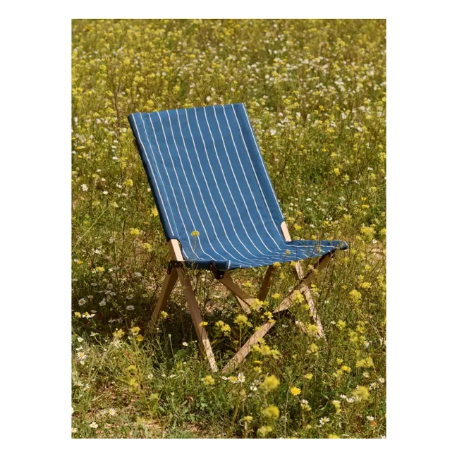 Chaise pliable Outdoor Market, Jasper Morrison | Bleu