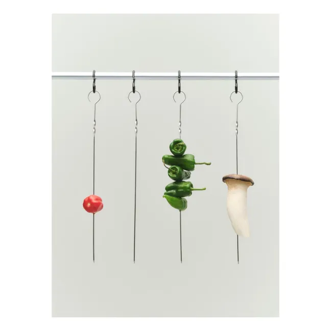 Outdoor Market steel skewers, Jasper Morrison - Set of 4 | Steel