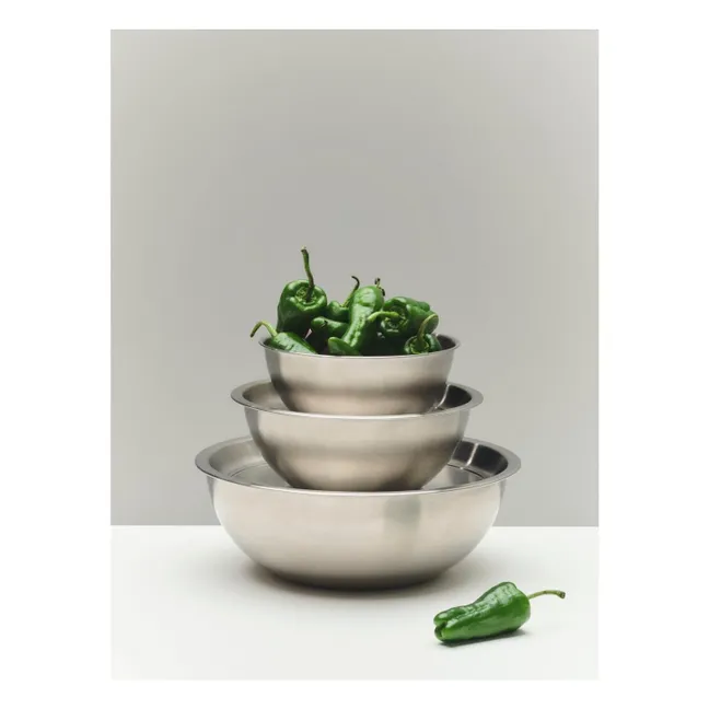 Outdoor Market steel bowl with lid, Jasper Morrison | Steel