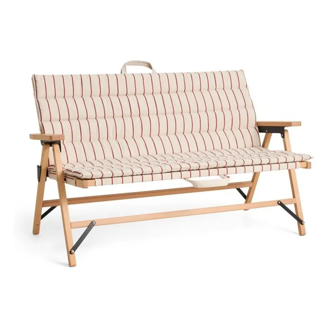 Outdoor market folding bench cushion, Jasper Morrison | Beige