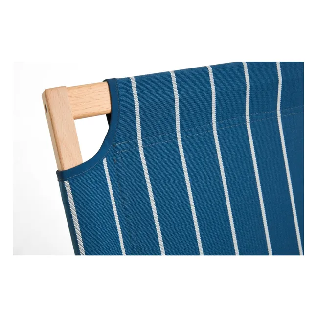 Outdoor Market folding bench, Jasper Morrison  | Blue