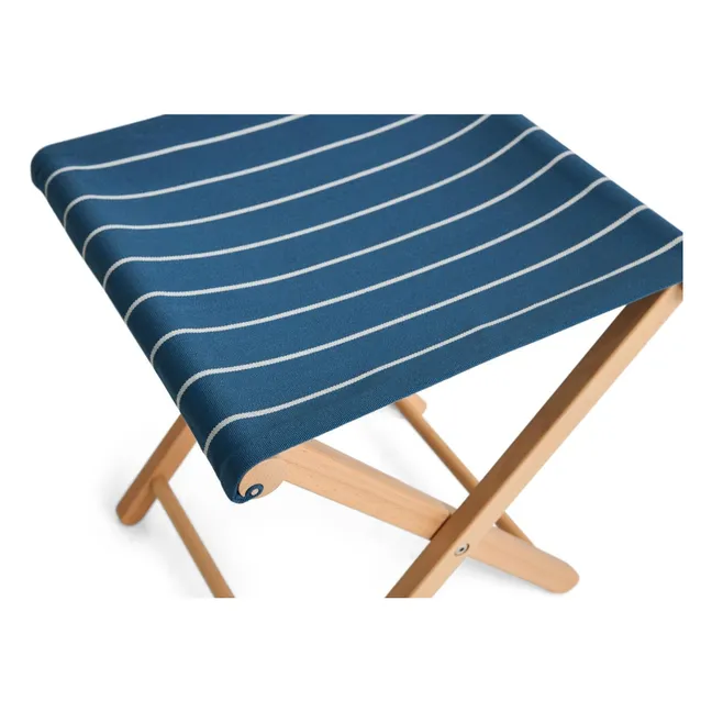 Outdoor Market folding stool, Jasper Morrison  | Blue
