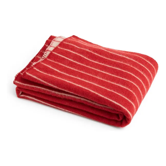 Plaid en laine Outdoor Market, Jasper Morrison | Rouge