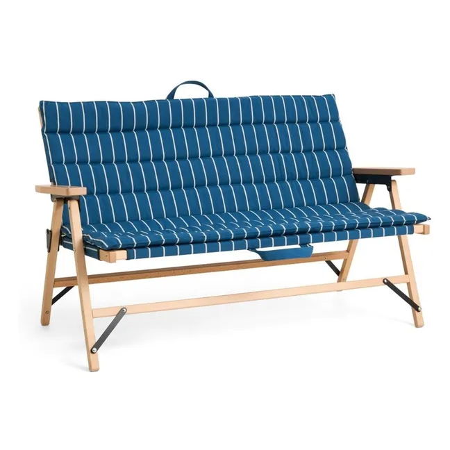 Coussin pour banc pliable Outdoor market, Jasper Morrison | Bleu