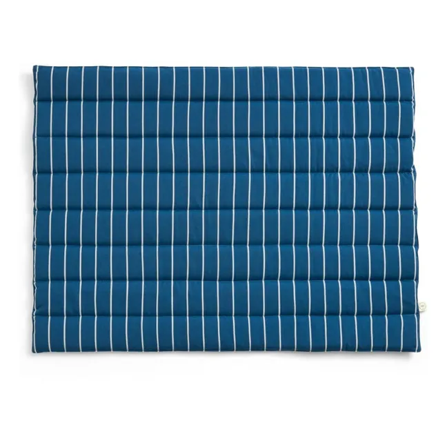 Outdoor market folding bench cushion, Jasper Morrison | Blue