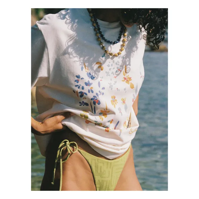 Camiseta Posy de algodón ecológico | Beige