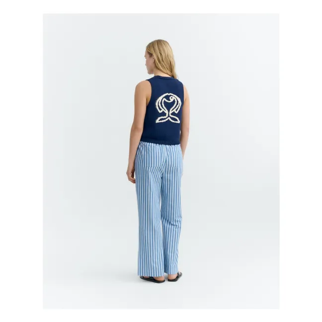 Veste Rob Fish Coton Bio | Bleu marine