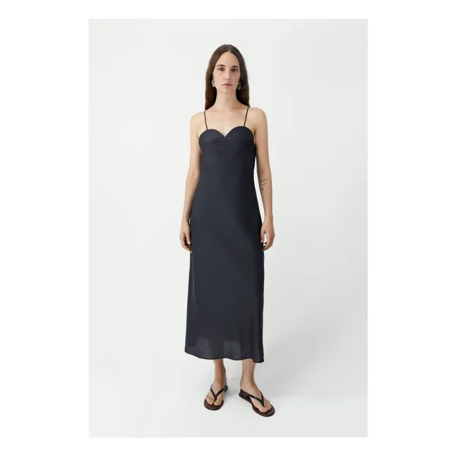 Robe Encolure Coeur | Noir