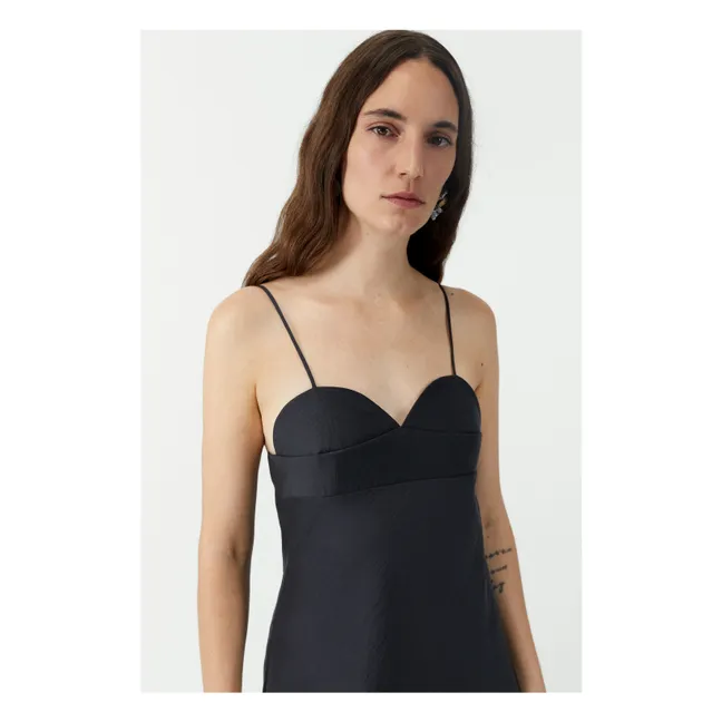 Robe Encolure Coeur | Noir