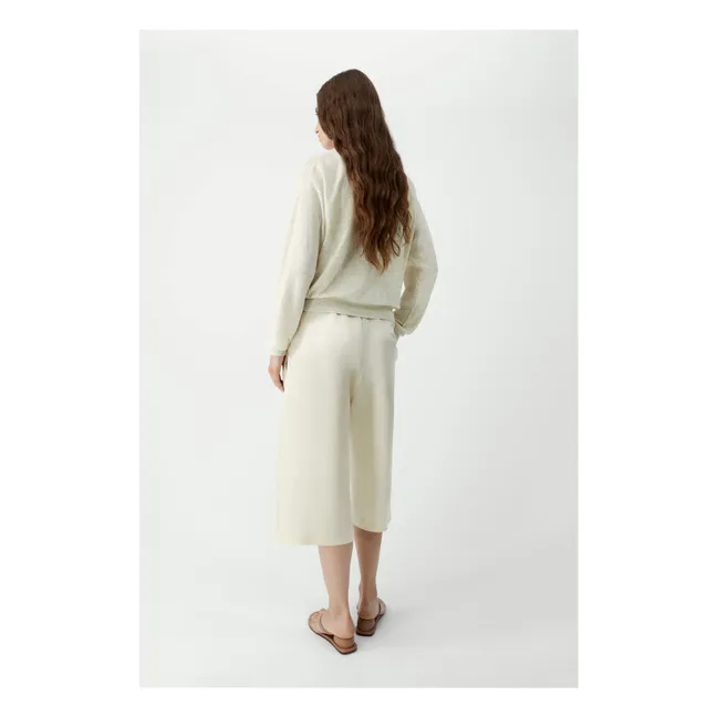 Cardigan Lin et Coton | Crème