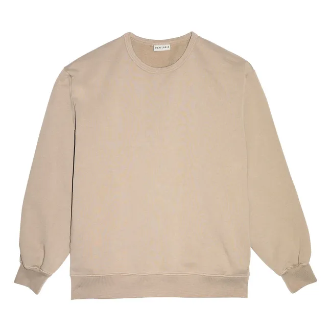Bond organic cotton sweatshirt | Taupe brown