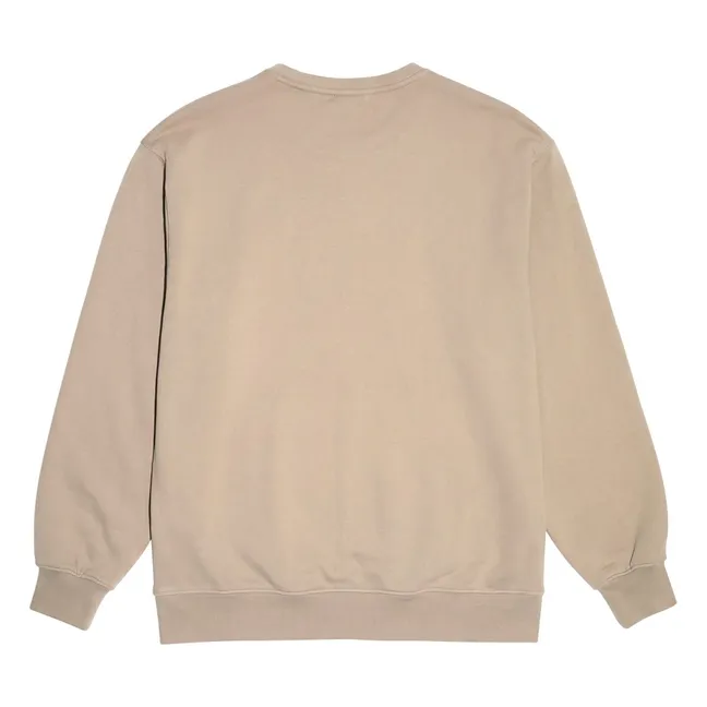 Bond organic cotton sweatshirt | Taupe brown