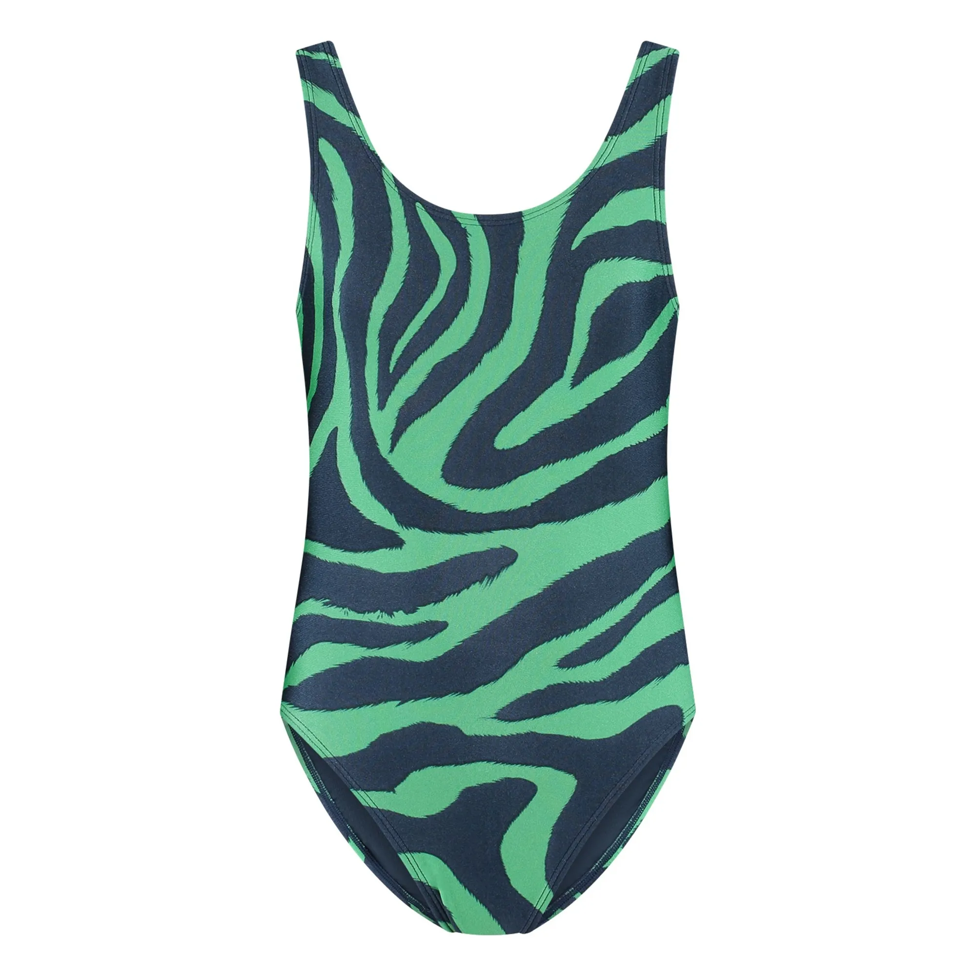 Beachlife Green Zébré Recycled Fiber Swimsuit