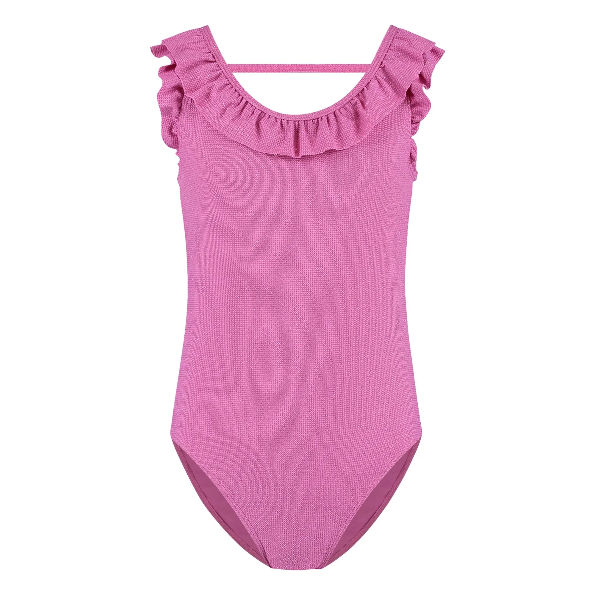 Beachlife Pink Flying Swimsuit Lurex Recycled Fibers