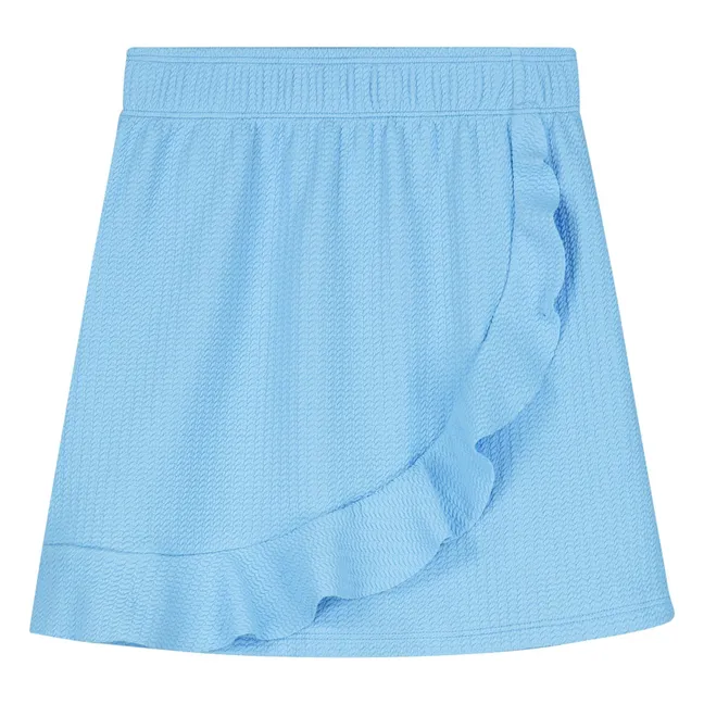 Jupe de Bain Texturée | Bleu ciel