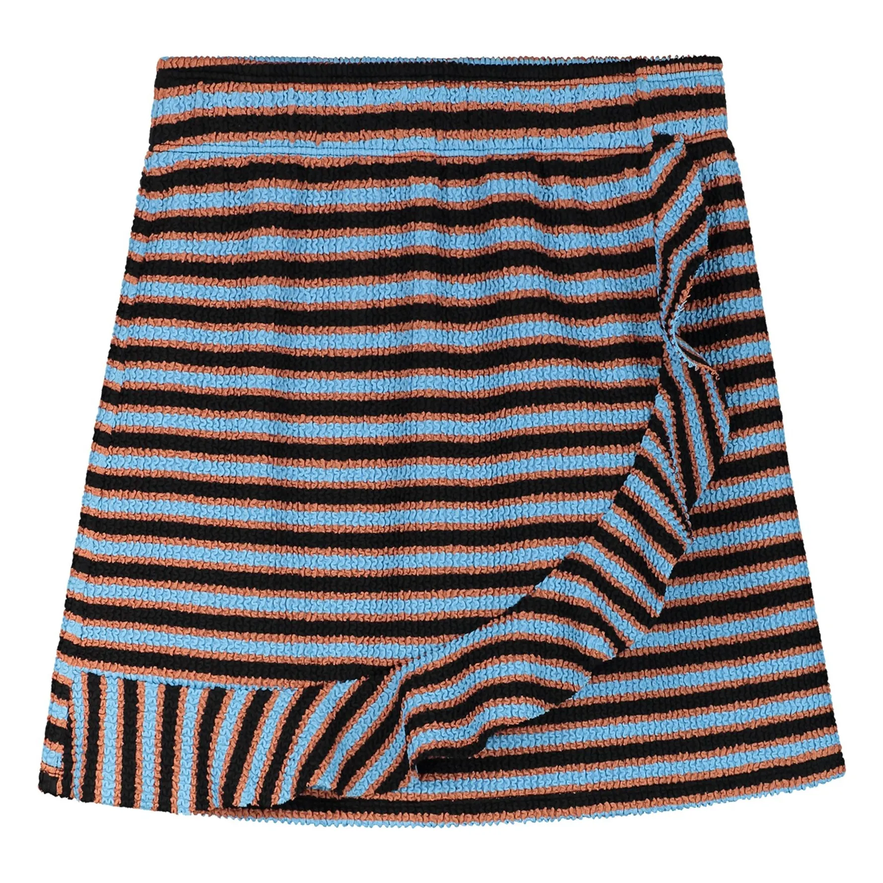 Beachlife Light Blue Ribbed Striped Bathing Skirt